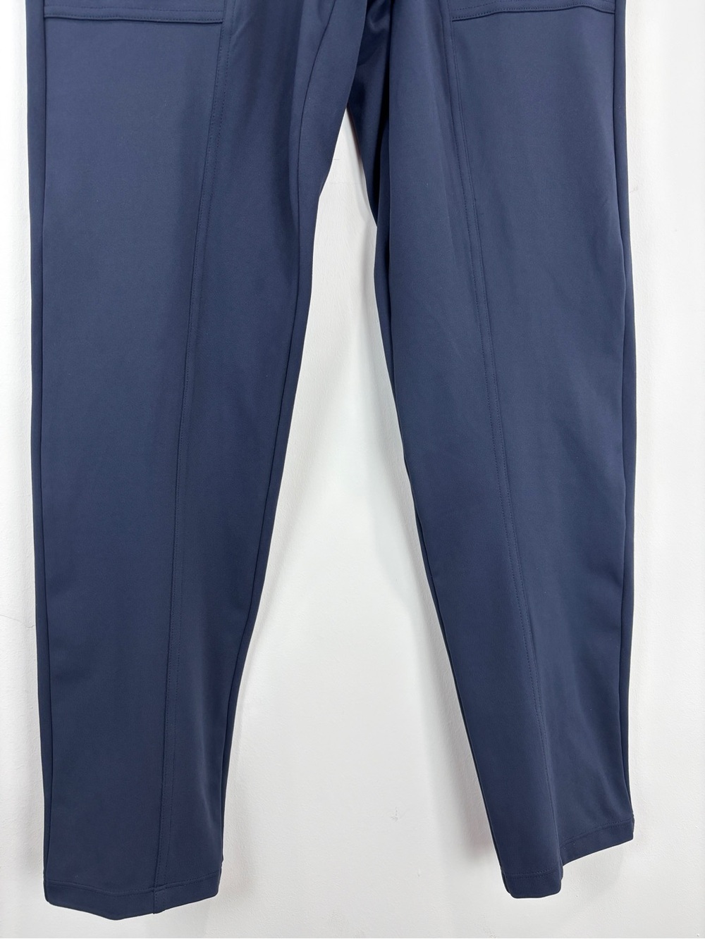 Halara Navy Blue High Waisted Athletic Leggings Cropped Ankle Zip Pocket Stretch - Picture 5 of 14